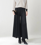 HEYFANCYSTYLE Designer Japanese Pleated Wide Leg Pants - Luxury Plissé